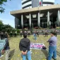 Aksi Demo Depan Kantor KPK