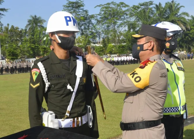 
					Pangdam XII/Tpr Bersama Forkopimda Hadiri Apel Gelar Pasukan Liong Kapuas 2022