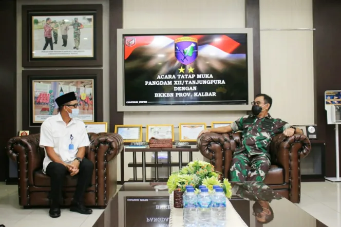 
					Bahas Penanganan Stunting, Pangdam XII/Tpr Terima Kunjungan Kaper BKKBN Kalbar