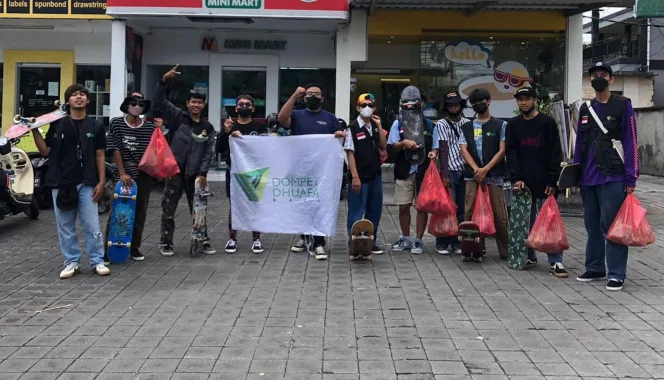 
					Aksi Humanity Skate, Dompet Dhuafa Bali Bagikan Bantuan Paket Makanan untuk Pejuang Nafkah