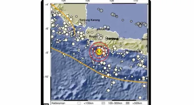 
					Gempa di Sukabumi