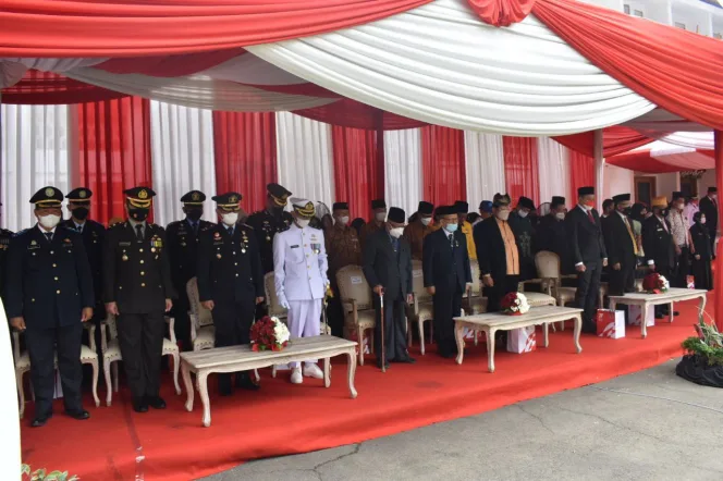 
					Forkopimda Banyuwangi Laksanakan Upacara HUT RI Ke 77