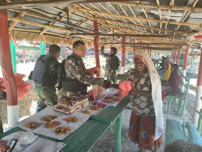 
					Peran Serta Yonif Mekanis 203/AK Tingkatkan Perekonomian Masyarakat Papua