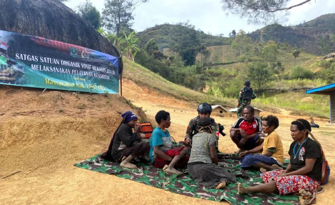 
					Tanggap, Pos Malagayneri Yonif Mekanis 203 Yankes Warga Pegunungan