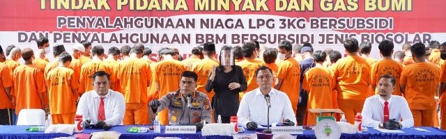 Komplotan Pengoplos LPG Subsidi di Ringkus Ditreskrimsus Polda Riau