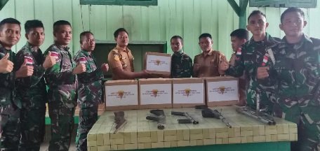 Berhasil Amankan Senjata Api Rakitan, Satgas Yonif