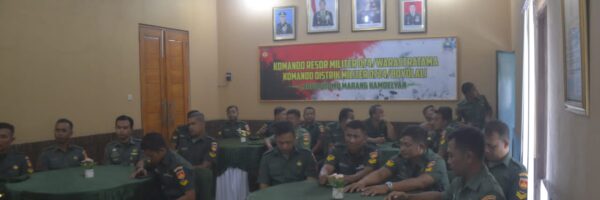 Kodim Boyolali mendapat kunjungan