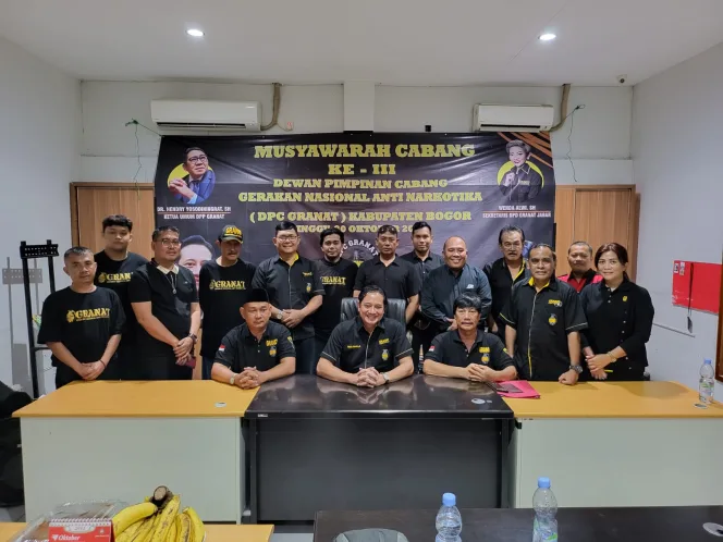 
					DPC Granat Kabupaten Bogor Gelar Muscab ke-3, Julianda: Ivan Fadilla Kembali Terpilih Jadi Ketua
