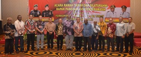 Danrem 174/ATW Merauke Dampingi Pangdam XVII/Cenderawasih Saat Kunjungan Kerja di Kab. Merauke