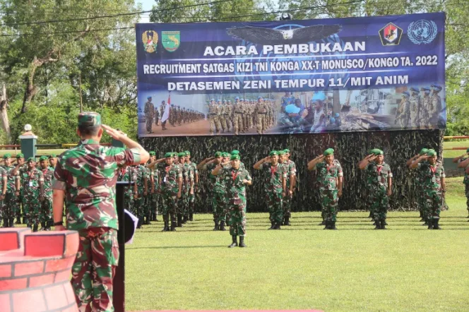 
					Pembukaan Recruitment Satgas Kizi TNI Konga XX-T Monusco/Kongo TA 2022