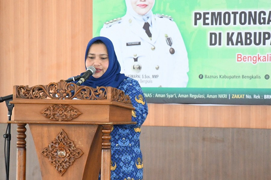 Bupati Bengkalis Kasmarni dukung