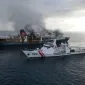 Kapal Terbakar di Selat Bali