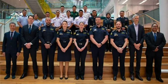 
					Personel Bakamla RI Pelatihan Civil Maritime Security Programme