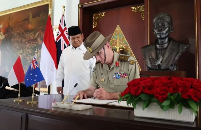 
					Terima Panglima Angkatan Bersenjata Australia, Prabowo: Program Kadet adalah Investasi Besar