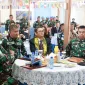 Satgas kontigen garuda terima kunjungan anggot dpr ri