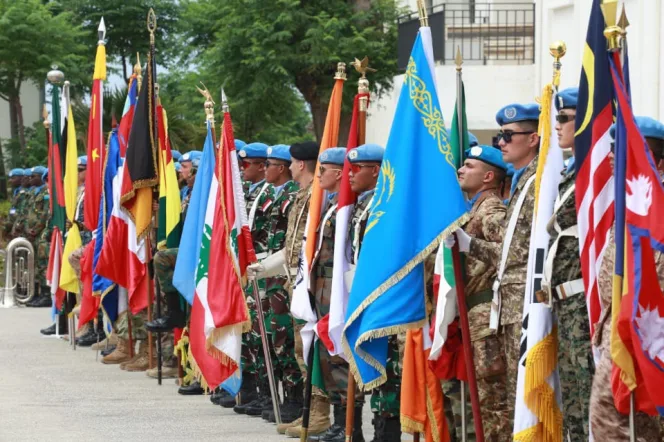
					Kontingen Garuda Hadiri Hari PBB ke-75 di Lebanon