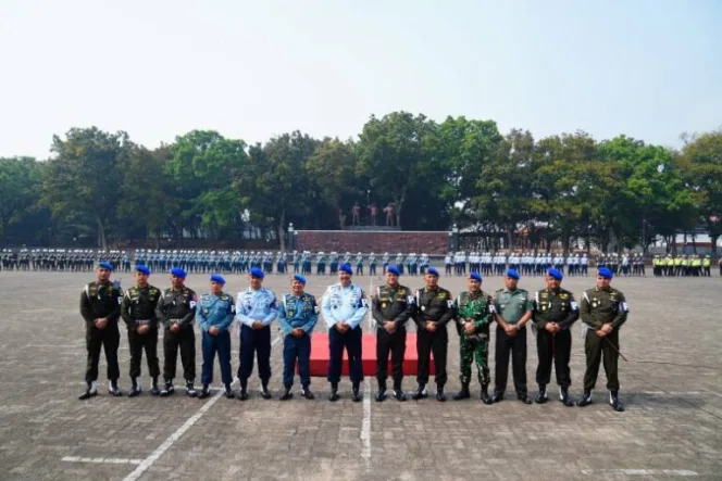 
					Danpuspom TNI Gelar Apel Kesiapan HUT TNI Ke78