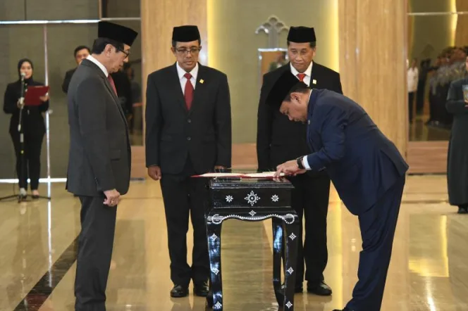
					Sekjen Kemenkumham yang ke-13 Resmi Dilantik di Graha Pengayoman