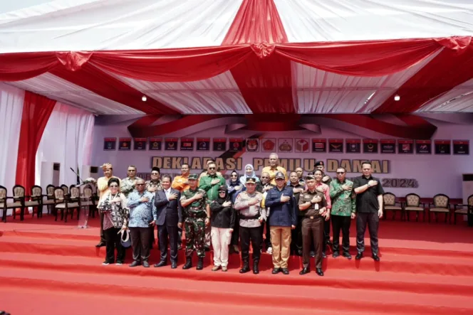 
					Deklarasi Kesepakatan Pemilu Damai 2024