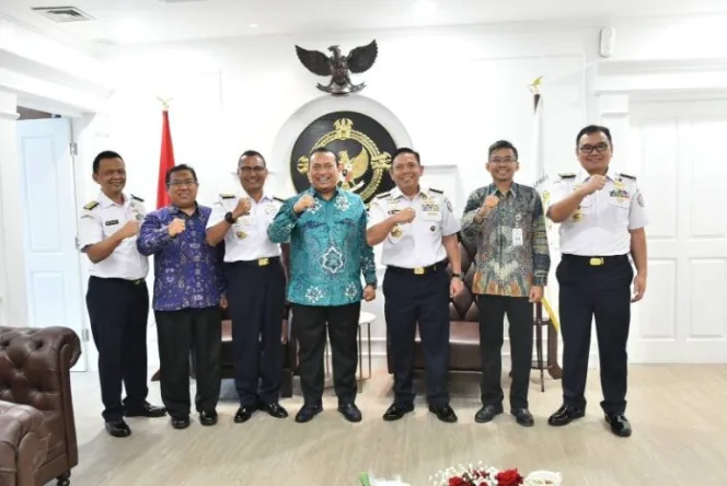 
					Pimpinan 1 BPK RI  Terima Courtesy Call Kabakamla RI