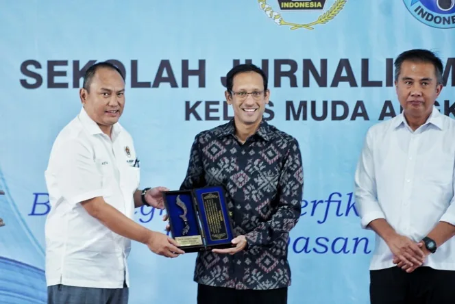
					Sekolah Jurnalisme Indonesia Resmi Dibuka Oleh Nadiem Makarim di Bandung
