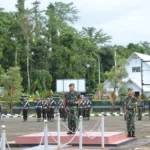 Dandim 1710/Mimika Pimpin Upacara 17an Digelar Di Makodim dandim pimpin upacara