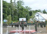 Dandim 1710/Mimika Pimpin Upacara 17an Digelar Di Makodim