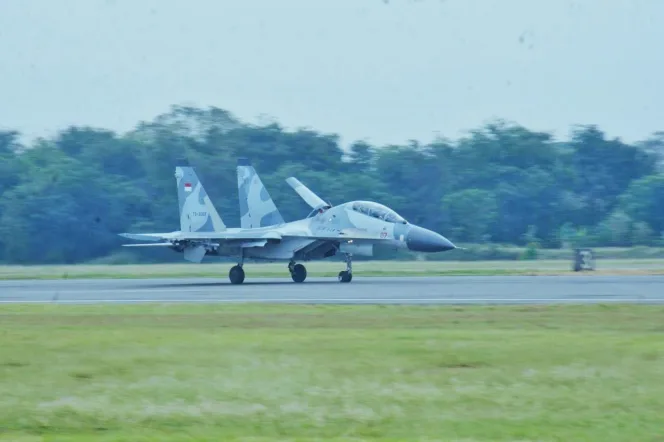 
					3 Pesawat Sukhoi SU 27/30 Skadron 11, Latihan Sikatan Daya 2024