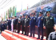 Danlanud Sultan Hasanuddin Didampingi Ketua PIA Ardhya Garini Hadiri Upacara HUT TNI Ke-79