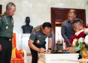 Panglima TNI Tandatangani MoU Pengamanan dan Pengawasan Kekayaan Negara