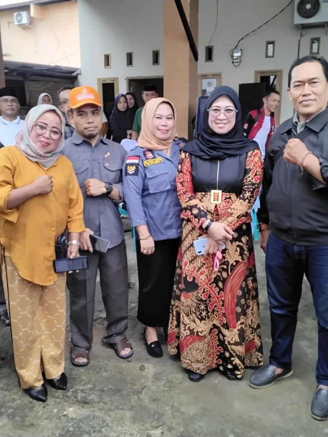 Silaturahmi ibu bupati terpilih kab Gowa, periode 2024 – 2029, didesa Tamanyeleng, kec Barombong Gowa