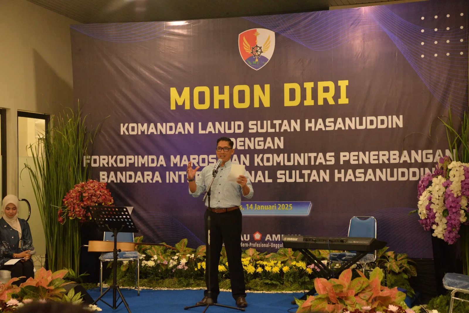 Danlanud Sultan Hasanuddin Pamitan Dengan Forkopimda Dan Otoritas Bandara