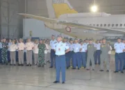 HUT Ke-3 Koopsudnas Menggelar Apel Khusus Dipimpin Oleh Danwing Udara 5