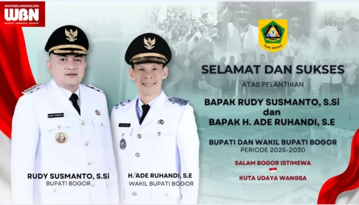 GBNN Ucapkan Selamat Atas Pelantikan Bupati dan Wakil Bupati Bogor