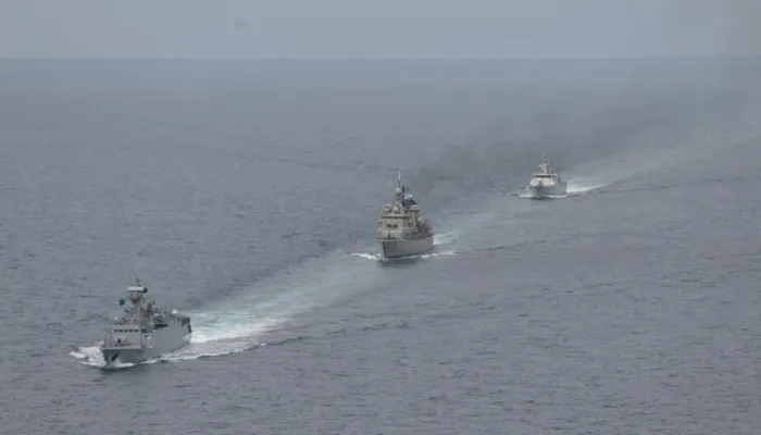 Satgas MTF TNI XXVIII-P/UNIFIL Laksanakan Latihan Manuver di Laut Mediterania