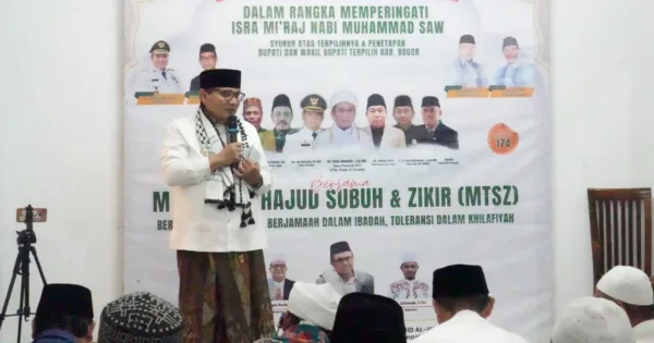 Pj Bupati Bogor Ajak Warga Maknai Isra Miraj dengan Solat Tahajud