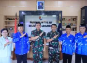 Danlanud Sultan Hasanuddin Terima Audiensi Ketua PPAU Cabang 50 Makassar