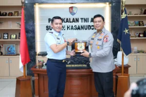 Danlanud Sultan Hasanuddin Terima Kunjungan Irjen Pol Yudhiawan