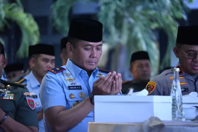 Danlanud Sultan Hasanuddin Hadiri Buka Puasa Bersama TNI-Polri Wilayah Makassar