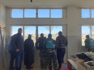 Satgas Indobatt XXIII-R Kunjungi Sekolah-sekolah Pasca Ceasefire