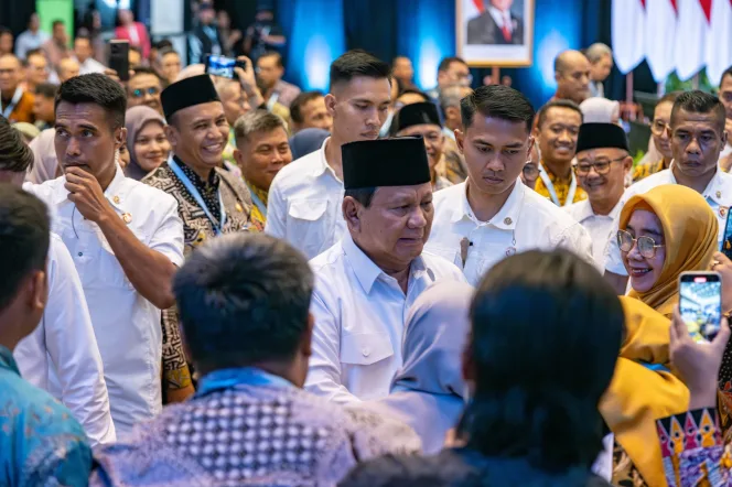 
					Presiden Prabowo dalam Peluncuran Mekanisme Baru Tunjangan Guru
