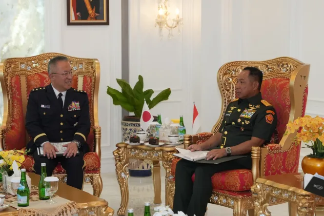 
					Panglima TNI Terima Courtesy Call Panglima AB Jepang