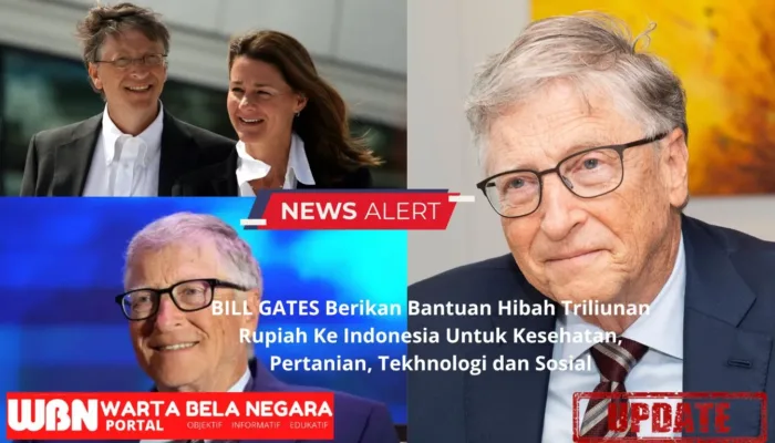 Bill Gates Kucurkan Bantuan Hibah USD 159 Juta untuk Indonesia