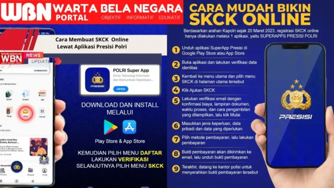 Cara Membuat SKCK Online Lewat Aplikasi Presisi Polri