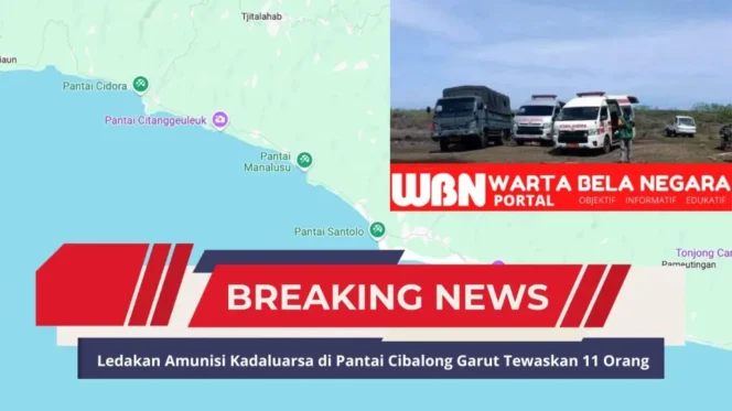 
					Garut Berduka: Ledakan Amunisi di Pantai Cibalong Tewaskan 11 Orang