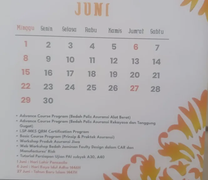 
					Hari Libur Bulan Juni 2025, Ini Hari dan Tanggal