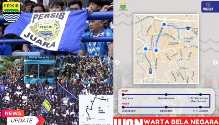 Rekayasa Lalin, Pesta Akbar Warga Bandung Sambut Persib