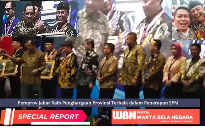 
					Pemprov Jabar Raih Penghargaan Provinsi Terbaik dalam Penerapan SPM