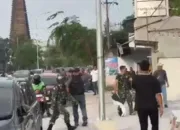 3 Personil TNI Bubarkan Konvoi Geng Motor di Medan