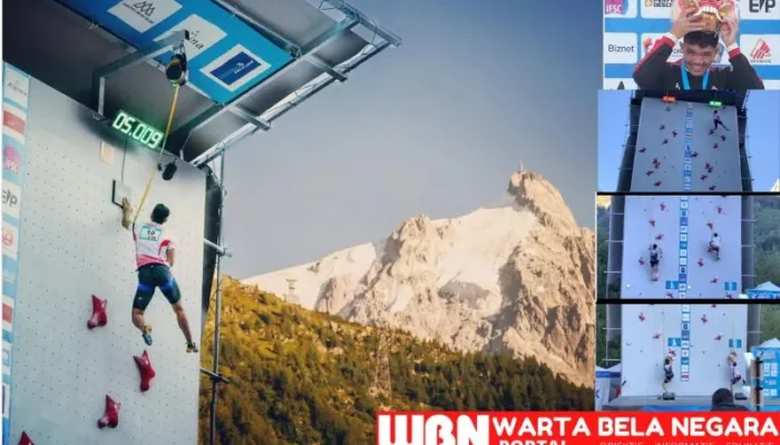 Kiromal Katibin Juara Piala Dunia Panjat Tebing IFSC 2025, Indonesia Cetak Sejarah